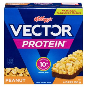 Kellogg's Vector Barres protéiques, Boîte d'arachides 4 Barres