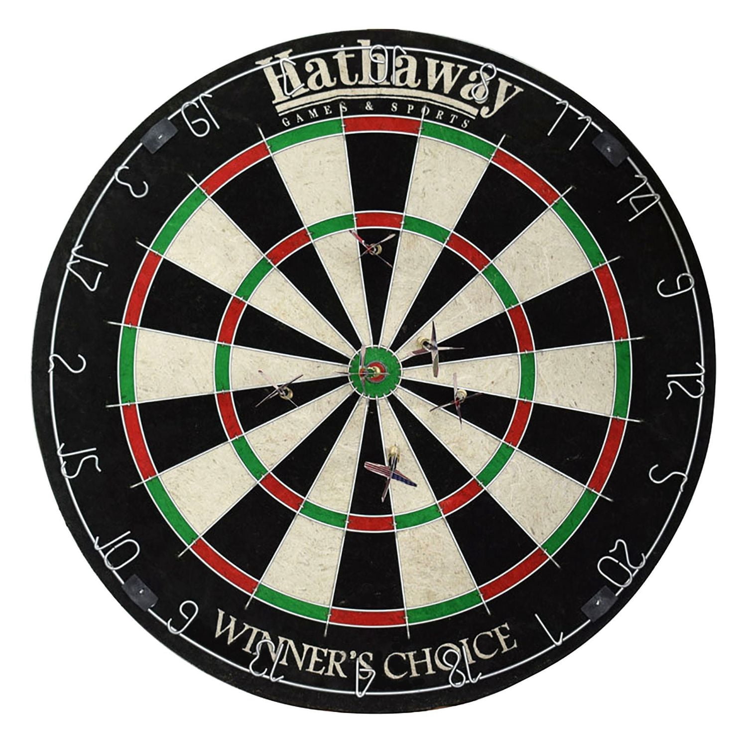Hathaway Winners Choice 18-inch Sisal Fiber Bristle Dartboard