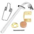 thumbnail image 4 of 1 Ensemble Clé de Clôture d'Eau pour Trombone de Remplacement avec Coussinet en Liège pour Accessoires de Trombone, 4 of 9
