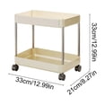 thumbnail image 3 of TACILIP Organization and Storage, Multi Layer Storage Rack for Wheeled Mobile Small Carts Snack Fruit Storage Rack for Bedrooms Bathrooms and Living Rooms Narrow Seam Cart Storage Rack, Men Gifts, 3 of 6