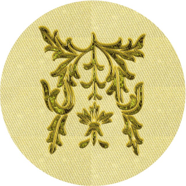 Ahgly Company Tapis Rond Lavable en Machine Intérieur Transitionnel Jaune Soleil, 5 Pieds Rond