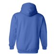thumbnail image 2 of Gildan Mens Heavy Blend Hooded Sweatshirt, 4XL, Royal, 2 of 2