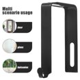 thumbnail image 4 of 4pcs Adjustable Over the Door Hooks Universal Door Hooks Hanger Metal Cubicle Hooks, 4 of 8