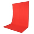 thumbnail image 1 of Photo Backdrop Curtain, Opaque 2.97x1.97m / 9.7x6.5ft Non Reflective Cotton Photo Background Screen With Clips For Video For Photo For Studio Red,Green,Blue, 1 of 8