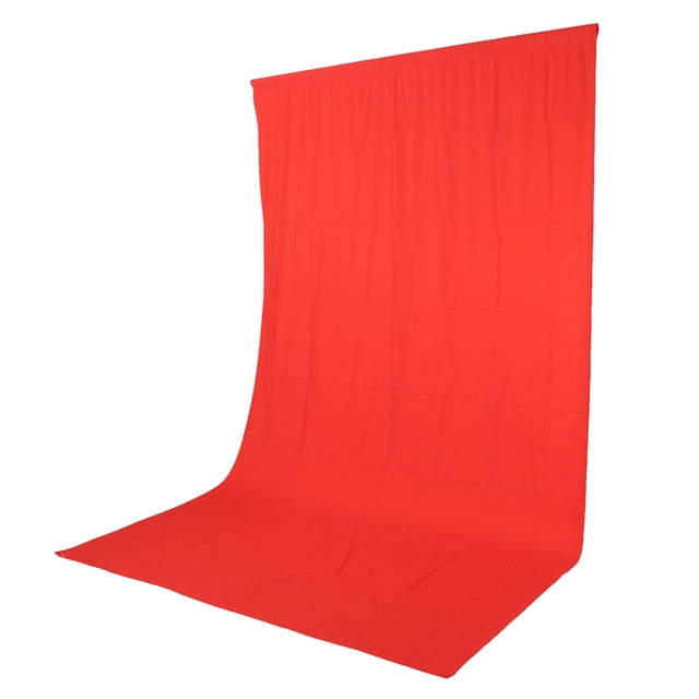 Photo Backdrop Curtain, Opaque 2.97x1.97m / 9.7x6.5ft Non Reflective Cotton Photo Background Screen With Clips For Video For Photo For Studio Red,Green,Blue