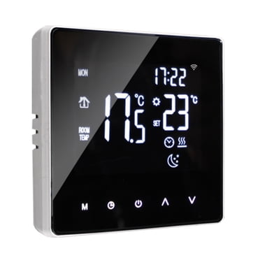 Electric heating thermostat 0-99 (°C) 16000 (mA) touch screen LCD floor heating thermostat controller 16A electric heating film heating wire