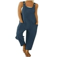 thumbnail image 1 of Jumpsuits For Women Sleeveless Backless Spaghetti Strap Wide Leg Pants, 1 of 5