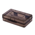 thumbnail image 2 of Dvruxg Plastic Cosmetics Case, Large Capacity Box, Hard Crayon Box Storage with Snap-Tight Lid for Office Supplies(Coffee), 2 of 3