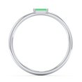 thumbnail image 3 of East-West Stackable Baguette Birthstone Ring - Emerald (May), 3 of 5