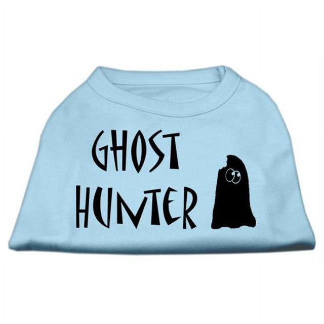 Ghost Hunter Screen Print Shirt Baby Blue With Black Lettering Xxxl (20)
