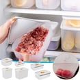 thumbnail image 2 of Rbaofujie Boîte à Dumplings pour Réfrigérateur, Contenants de Rangement pour Aliments avec Couvercles, Contenants Alimentaires Empilables Porte-Biscuits, 2 of 2