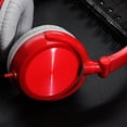 thumbnail image 4 of S1 Portable 3.5mm Wired Headset Stereo Foldable Headphones with Microphone Red, 4 of 8