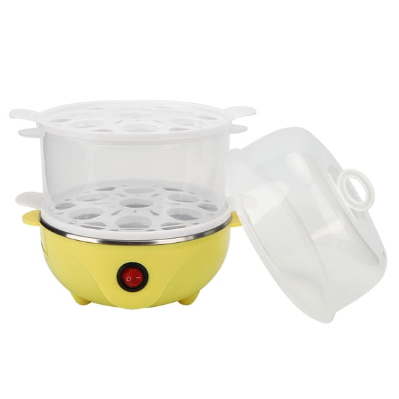 Electric Egg Boiler, EU 220V Egg Boiler, Double Layer Egg Boiler, Egg Cooking Machine, Kitchen For Egg Making Home Multifunction