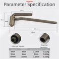 thumbnail image 4 of Motorcycle Valve Screw Adjusting Tool Set – Hex Socket Wrenches (8mm, 9mm, 10mm) for Precise Valve Tuning, Metal Construction, Bronze Finish, Compact 130mm Design(C), 4 of 10