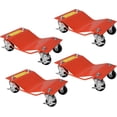 thumbnail image 1 of EDTara Chariots de Voiture, Ensemble de Chariots de Voiture Robustes de 4, Chariots à Roues avec Roulettes Verrouillables, pour Garage/boutique/camions, 1 of 9