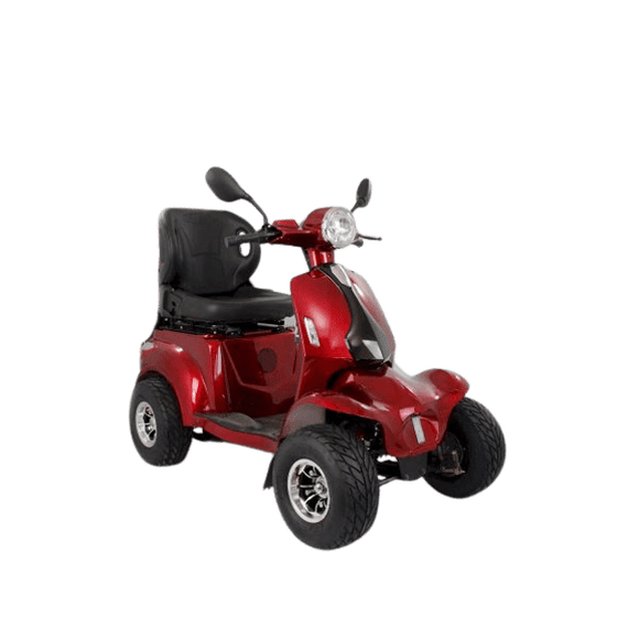 Fat Tire All-Terrain 4 Wheel Electric Scooter | Explore Luxuryton X-1000's Camera-Roof Option