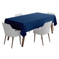 thumbnail image 1 of Vargottam Indoor/OutdoorTablecloth58 x 58" InchSquareTablecloth Waterproof PatioTableCloths, Spring/SummerTableCoversfor Backyard CircularTable/BBQs/Picnic -Navy Blue, 1 of 6