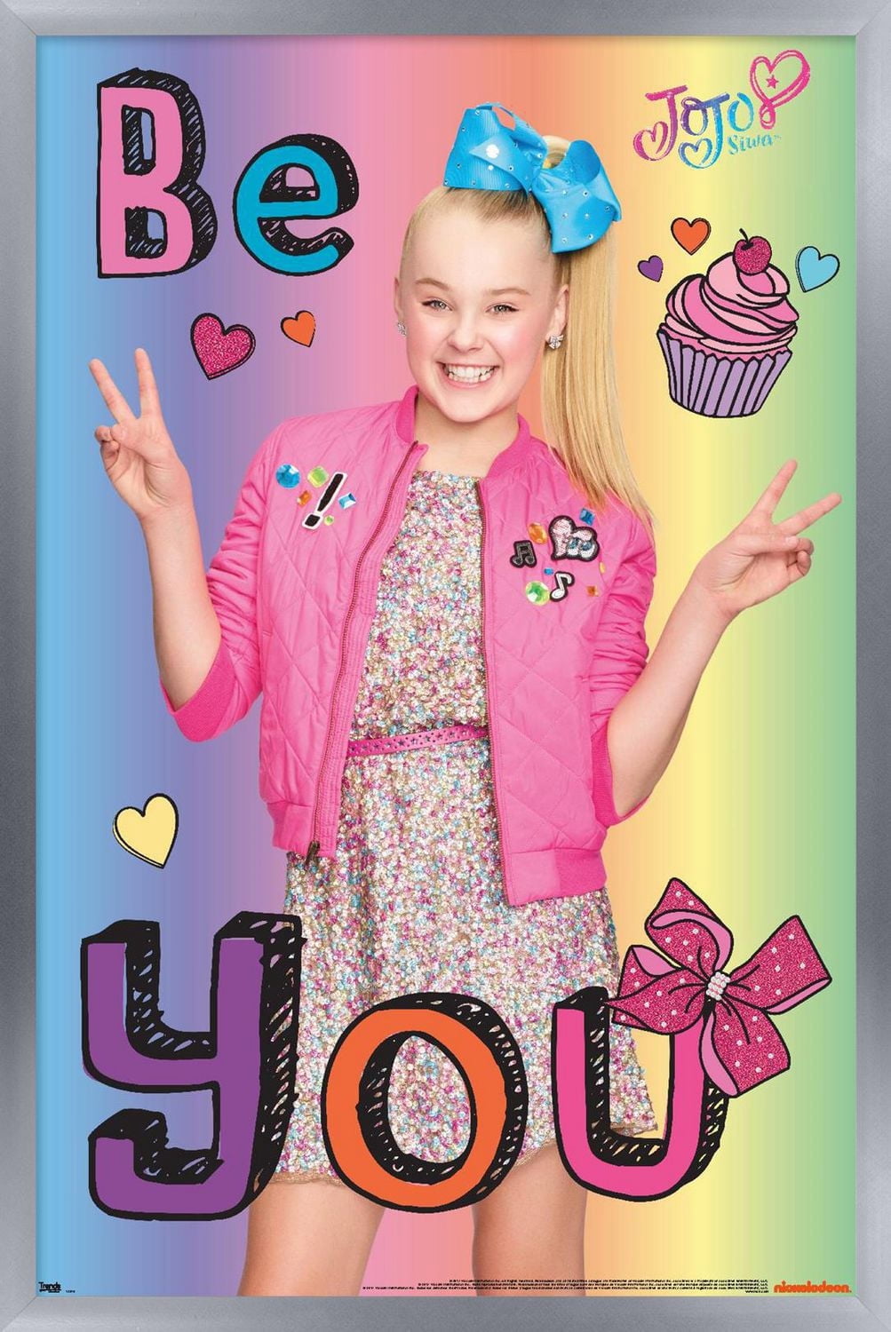 JoJo Siwa - Be You Wall Poster, 22.375" x 34"