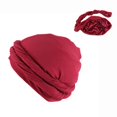 thumbnail image 2 of Turban Cap For Men Stretch Head Wraps Elastic Turban Scarf Tie For Hair Pre-Tied, 2 of 13