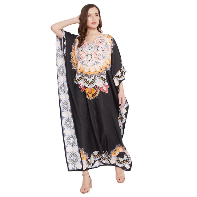 Caftans Longs pour Femmes Grande Taille Robe Caftan Robe de Soirée Fête Été Plage Robe d'Été Manches Kimono Longues Robes Décontractées en Ligne
