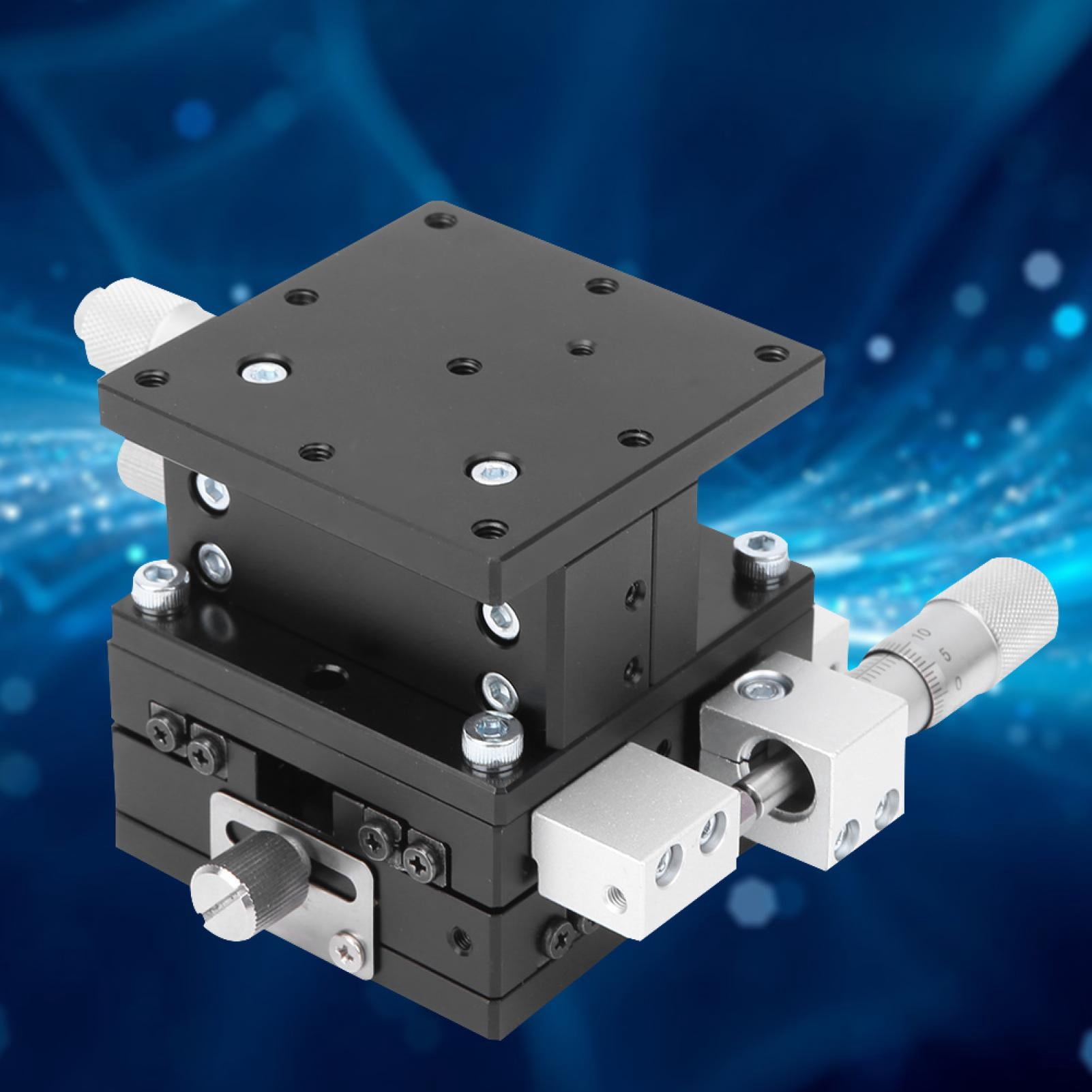 Linear Motion Rail Guide Platform, Manual Slide Stage, XYZ 3-Axes