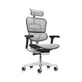 thumbnail image 2 of Ergohuman High Back Executive Chair with Headrest, Grey Mesh Seat & Back, 2 of 4