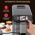 thumbnail image 3 of 20 Bar Espresso Machine With Built-In Grinder, Double Boiler System & LCD Touch Panel, Auto-Cleaning Quiet Coffee Maker for Office/Home Use, Beginner-Friendly Design, 3 of 7