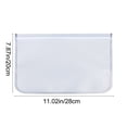 thumbnail image 3 of EVA Food Storage Bag | Clear Reusable Refrigerator Preservation Bag 28x20cm | Sealed Freshness Saver for Fruit, Vegetables, Meat | High Transparency, Durable Plastic | Easy Self-Sealing, Leakproof, 3 of 7