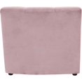thumbnail image 4 of Meridian Furniture Limitless Fauteuil Modulaire en Velours Rose, 4 of 7