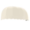 thumbnail image 1 of AWNTECH 3 ft. Chicago Elongated Dome Style Door/Window Awning Fixed Outdoor Canopy 40.5 Inch W x 31 Inch H x 24 Inch Proj, Linen, 1 of 1