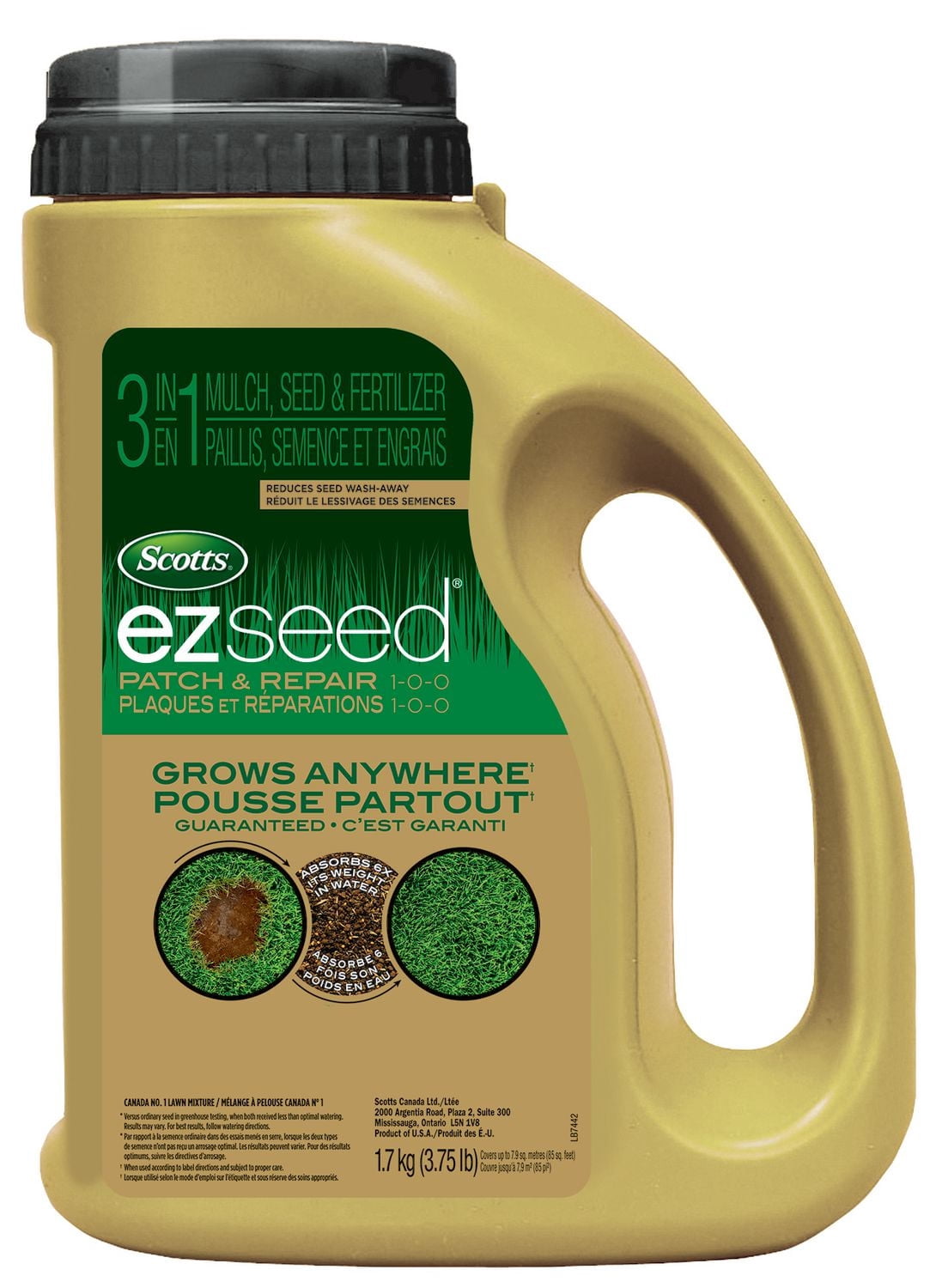 Scotts EZ Grass Seed Patch & Repair 1.7kg 1-0-0 - Walmart.ca