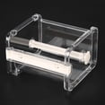 thumbnail image 4 of Washi Tape Dispenser Cutter Plastic Transparent Adhesive Tape Dispenser Office Desktop Washi Tape Holder with Cutter, 4 of 7