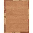 thumbnail image 1 of Ahgly Company Indoor Rectangle Abstract Orange Abstract Area Rugs, 6' x 9', 1 of 6