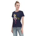 thumbnail image 4 of Women's Basic Short Sleeve T-Shirt Sailor Moon Moon Hare, 4 of 6