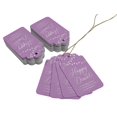 thumbnail image 3 of Inkdotpot 50 Pack Happy Diwali Favor Paper Tags Craft Real Silver Foil Hang Tag, 3 of 6
