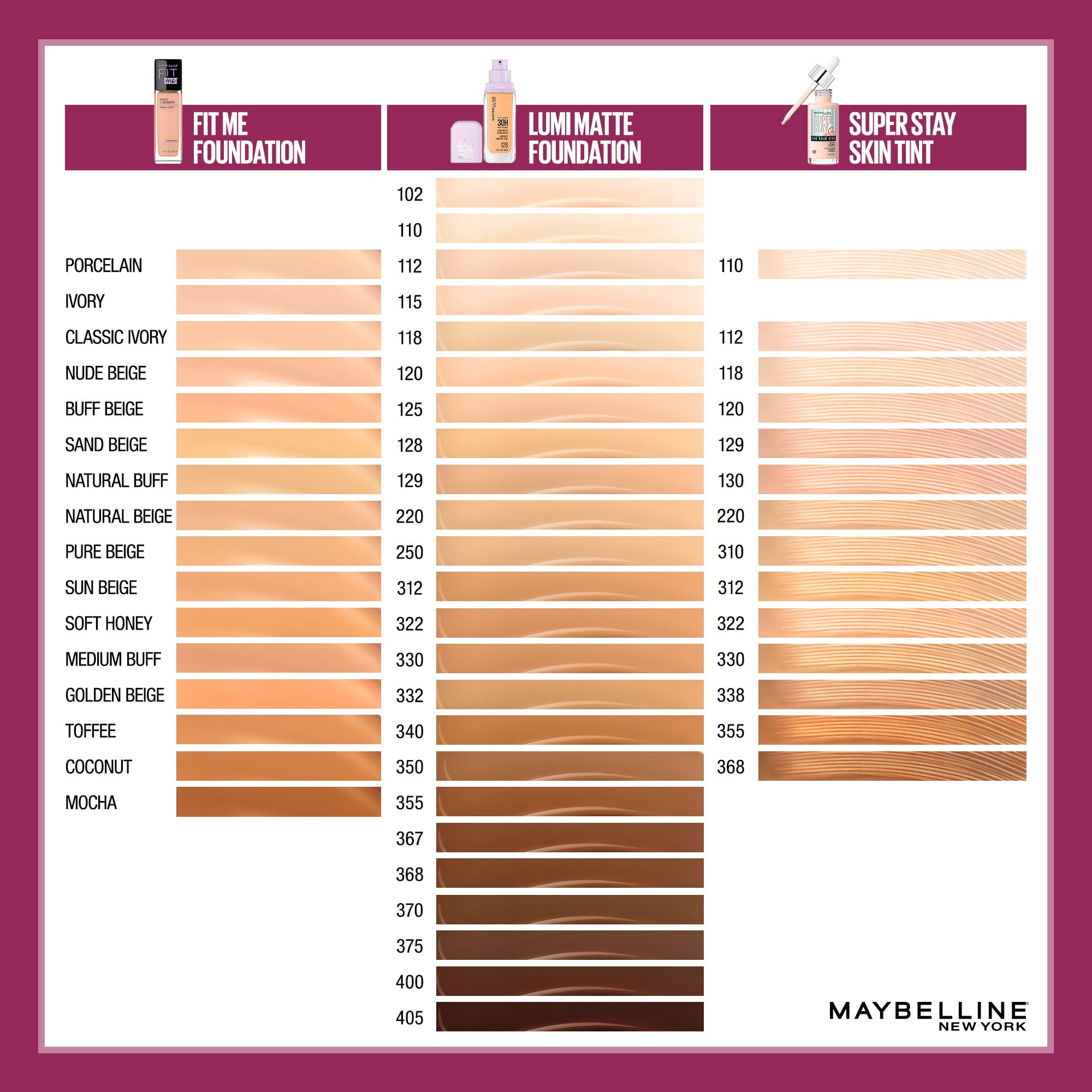 Maybelline Fit Me Hydrate + Smooth Fond De Teint FPS 18, Beige Ensoleillé