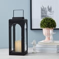 thumbnail image 3 of FRAÎCHE Spring Large Outdoor Metal Lantern, 16-in, 3 of 7