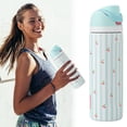 thumbnail image 2 of Owala Pillow Fight FreeSip Water Bottle - 32oz Sky Blue, 2 of 9