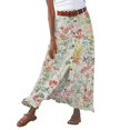 thumbnail image 1 of 2025 Robe d'Été pour Femmes Unie et Robe d'Été pour Femmes Grande Taille en Lin Mi-Longue Fendue Robe Évasée Grande Taille Hanches Taille Mi-Haute, 1 of 5