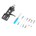 thumbnail image 2 of Phono Stylus Holder, Universal HiFi Plug And Play Phonograph Head Stylus Holder Headshell Mount  For  Black, 2 of 8