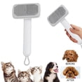 thumbnail image 3 of Cat Grooming Brush for Hair Removal and Detangling with Needle Comb Design, 3 of 3
