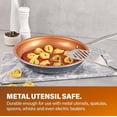 thumbnail image 2 of Gotham Steel Copper 9.5 inch Ceramic Nonstick Lightweight Fry Pan Dishwasher Oven Safe Skillet, 2 of 6