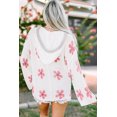 thumbnail image 3 of FOLUNSI Floral Knit Hoodie - Breathable, Chic, Everyday Style, 3 of 8