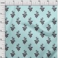 thumbnail image 2 of oneOone Cotton Silk Fabric Leaves & Floral Block Fabric Prints By Yard 42 Inch Wide, 2 of 5