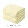 thumbnail image 3 of 2Pcs Bath Towels For Bathroom Thick Soft Absorbent Towel Household Wash Face Gift Towel, 3 of 8