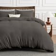 thumbnail image 1 of Gogreen Housse de Couette Simple de Luxe, Microfibre Douce et Respirante 3 Pcs Ensembles de Literie Simple, Housse de Couette Simple Confortable, avec Fermeture Éclair, 1 of 1
