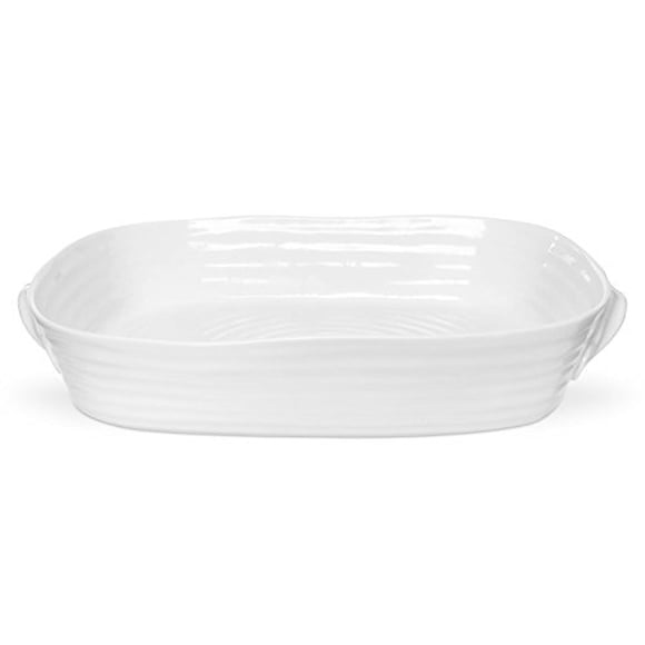 Portmeirion Sophie Conran White Large Handled Rectangular Roasting Dish