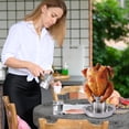 thumbnail image 3 of Rôtissoire pour Poulet en Canette avec Contenant Aromatisant, Rôtissoire en Acier Inoxydable pour Volaille pour Gril et Four, Support d'Infusion d'Arômes pour Bière et Épices, 3 of 7