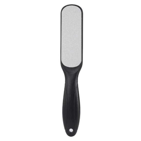 yeacher Dual-Headed Stainless Steel Foot File for Callus Removal, Black/White, 230mm, Lightweight & Durable