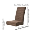 thumbnail image 2 of High Chair Cover,Diamond Plush Jacquard Elastic Polyester Chair Cover,All-in-One Full Coverage Dirt Proof Seat Covers for Dining Chairs,Blue, 2 of 6